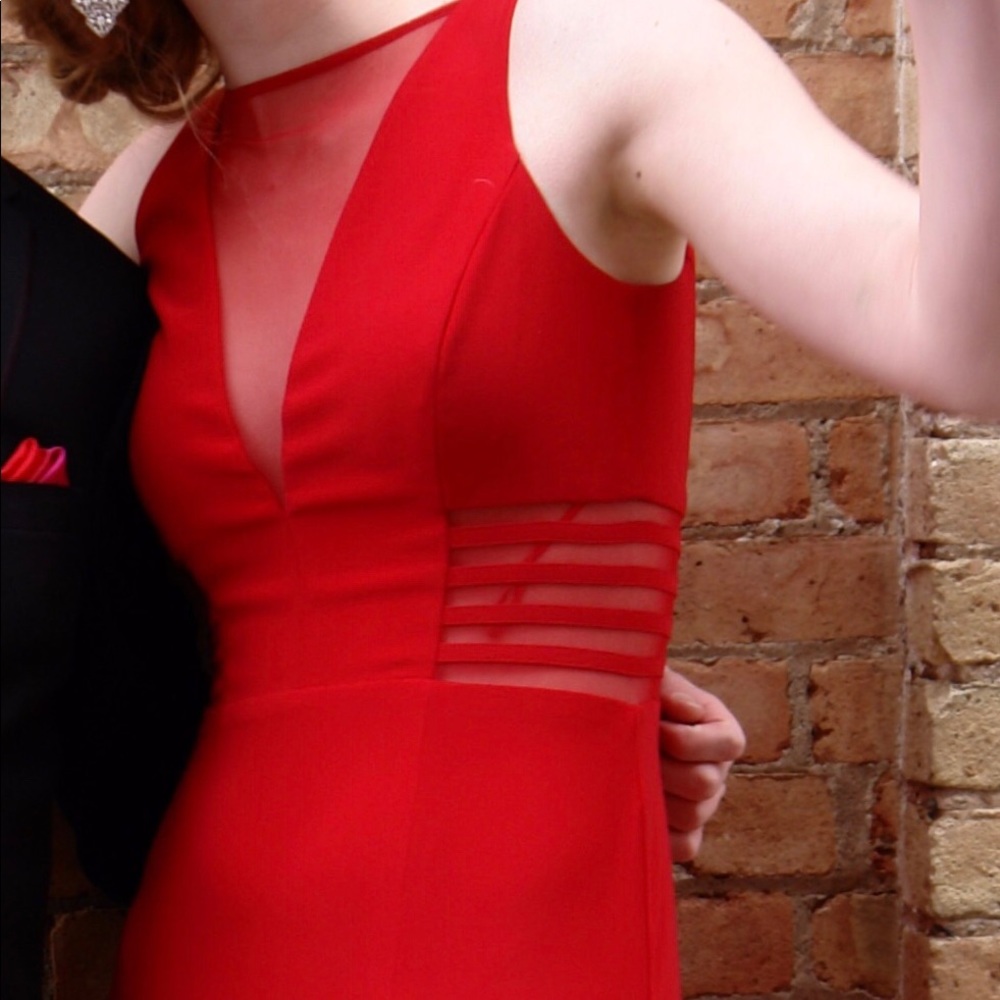 Red prom dress